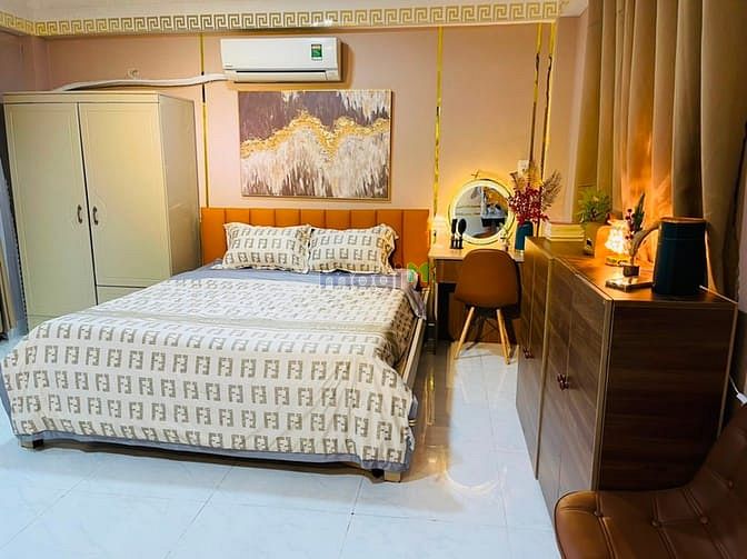 Hình ảnh Studio có ban  công+ full NT mới ngay Võ Văn Kiệt Quận 1