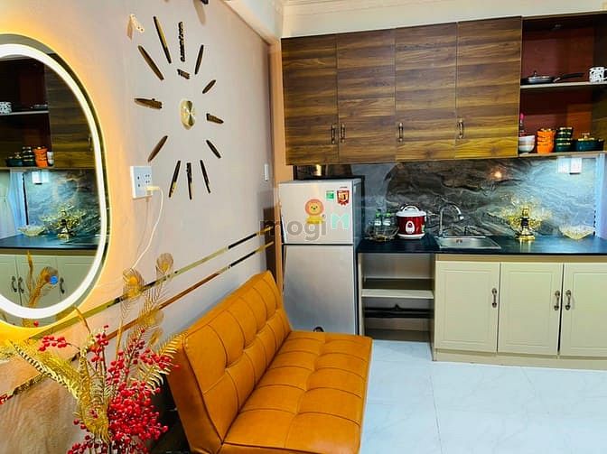 Hình ảnh Studio có ban  công+ full NT mới ngay Võ Văn Kiệt Quận 1