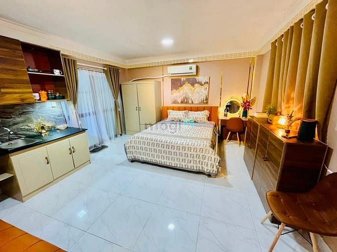 Hình ảnh Studio có ban  công+ full NT mới ngay Võ Văn Kiệt Quận 1