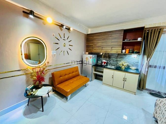 Hình ảnh Studio có ban  công+ full NT mới ngay Võ Văn Kiệt Quận 1