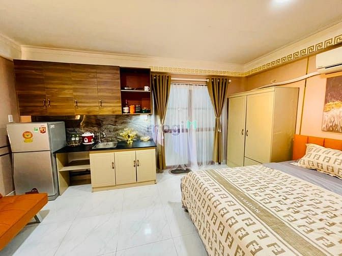 Hình ảnh Studio có ban  công+ full NT mới ngay Võ Văn Kiệt Quận 1