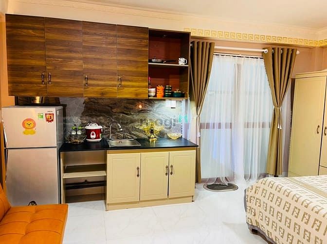 Hình ảnh Studio có ban  công+ full NT mới ngay Võ Văn Kiệt Quận 1