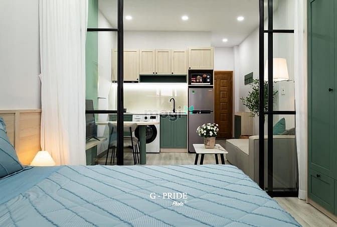 Hình ảnh ⚜️Siêu phẩm Trang Chủ MB66.COM / Đăng Ký Tặng 66K 1PN_Ban công Quận 4 gần cầu Calmette full nội thất