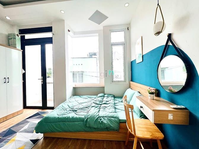 Hình ảnh Căn Hộ Studio Ban Công Siêu Xinh Full Nội Thất, Giờ giấc tự do