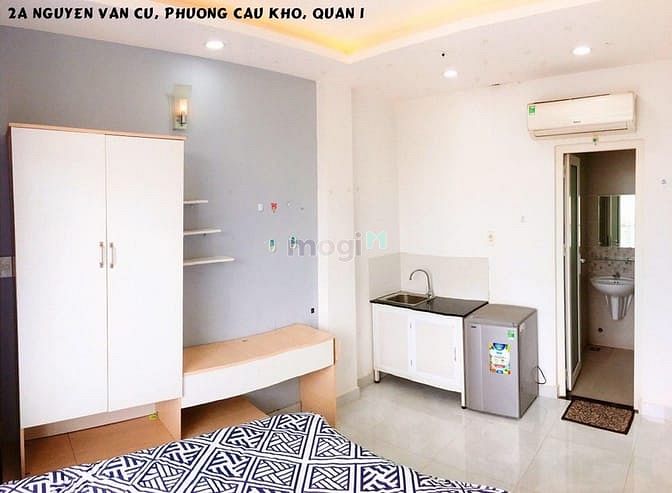 Hình ảnh Studio ban công full NT siêu xinh gần ĐH sư phạm, cầu chữ Y quận 1