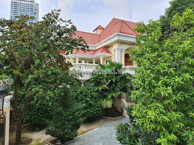 Hình ảnh Bán biệt thự Thảo Điền, phong cách Pháp, 1 hầm + 3 tầng, 1155m2 đất
