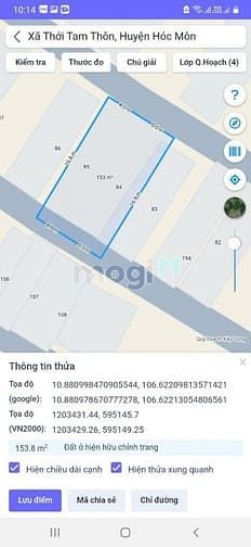 Hình ảnh Hóc Môn, Bán Đất Nguyễn Ảnh Thủ, DT 9.2x17m Chỉ 3.8 tỷ
