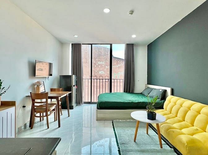 Hình ảnh Cho Thuê Căn Hộ Bancol_40M2_Thang Máy_Hầm Xe_Nguyễn Văn Đậu_Bình Thạnh