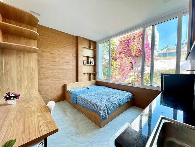 Hình ảnh Căn Hộ 30m2 Máy Giặt Riêng Full Nội Thất Ra Vào Tự Do Vân Tay