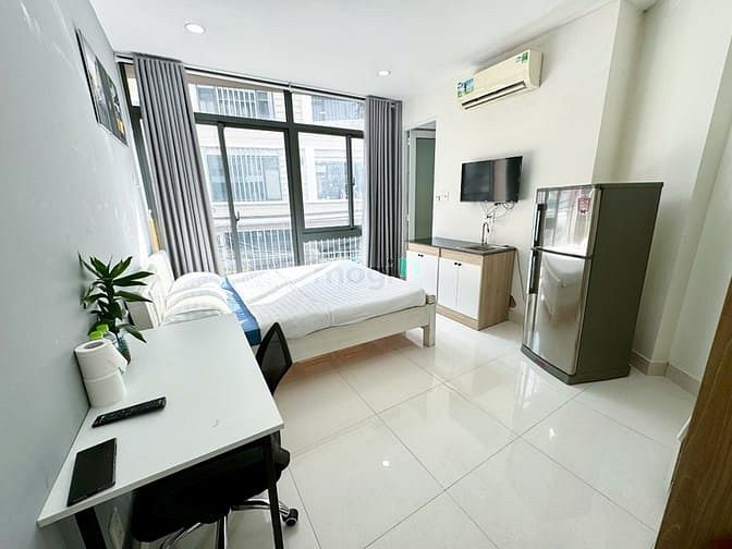 Hình ảnh Căn Hộ 30m2 Bancol Full NT, Hầm Xe, Thang Máy, Bảo vệ 24/7