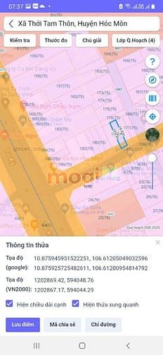Hình ảnh Hóc Môn, Tô Ký 6, Bán lô đất MT Tô Ký 6, DT 5x21m