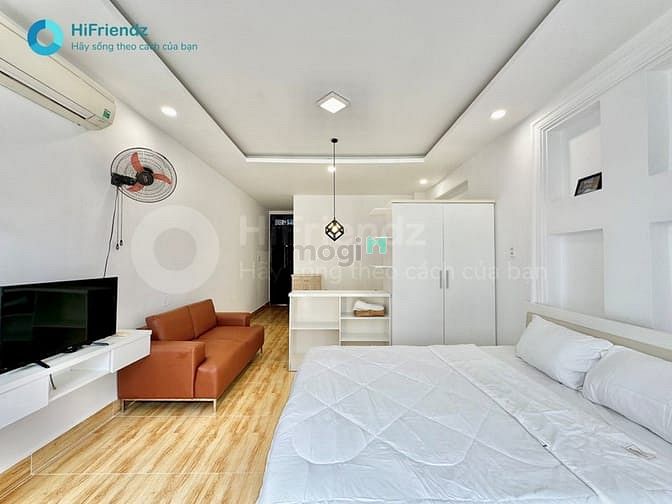 Hình ảnh HÌNH THẬT - GIÁ THẬT - Studio tách bếp có ban công
