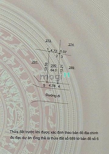 Hình ảnh Rất hiếm lô sát góc mt 5m, đẳng cấp nhất vân canh, ngay lưng đường