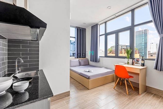 Hình ảnh ✅✅Hot CHDV mới full nội thất cửa sổ lớn view đẹp gần sân bay
