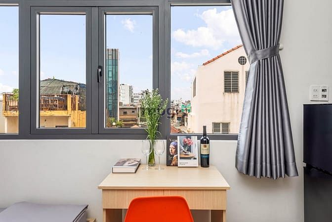 Hình ảnh ✅✅Hot CHDV mới full nội thất cửa sổ lớn view đẹp gần sân bay