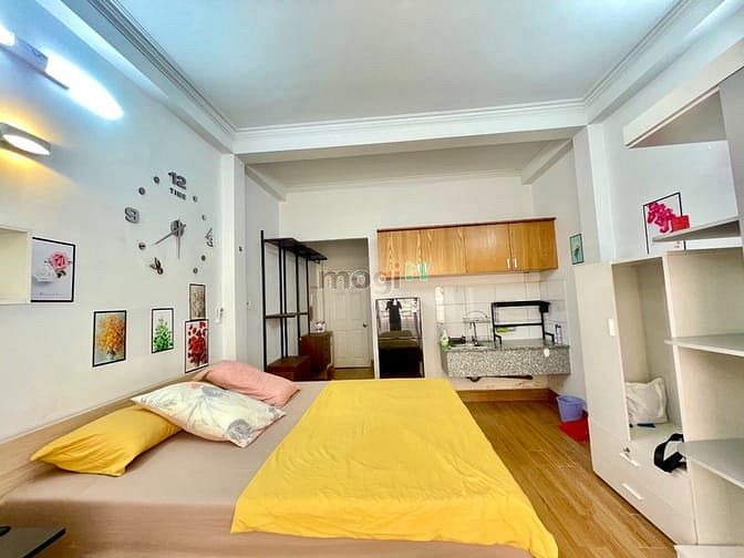 Hình ảnh 🌽Studio BAN CÔNG - Full nội thất - Free gửi xe,giặt sấy👉Tân Đình, Q1
