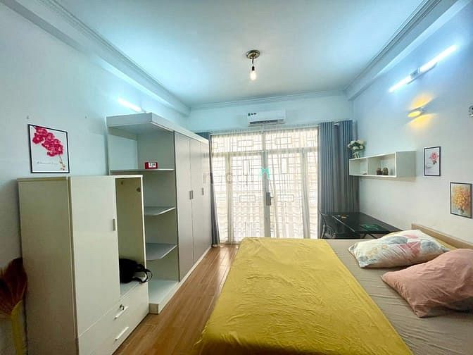 Hình ảnh 🌽Studio BAN CÔNG - Full nội thất - Free gửi xe,giặt sấy👉Tân Đình, Q1