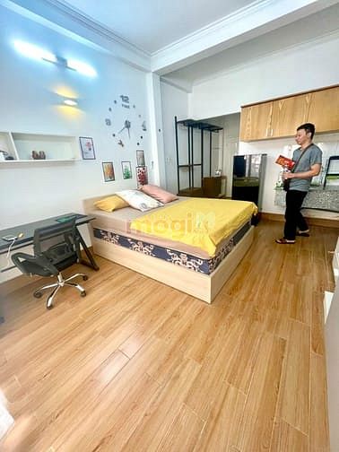 Hình ảnh 🌽Studio BAN CÔNG - Full nội thất - Free gửi xe,giặt sấy👉Tân Đình, Q1