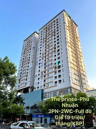 Hình ảnh Cho thuê The Prince 72m2,2PN,2WC, Nội thất đầy đủ, giá tốt