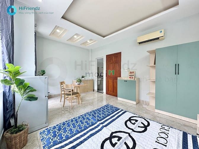 Hình ảnh ✅Cho thuê studio 30m2 full nội thất, bancol thoág gần cầu vượt Gò Dưa