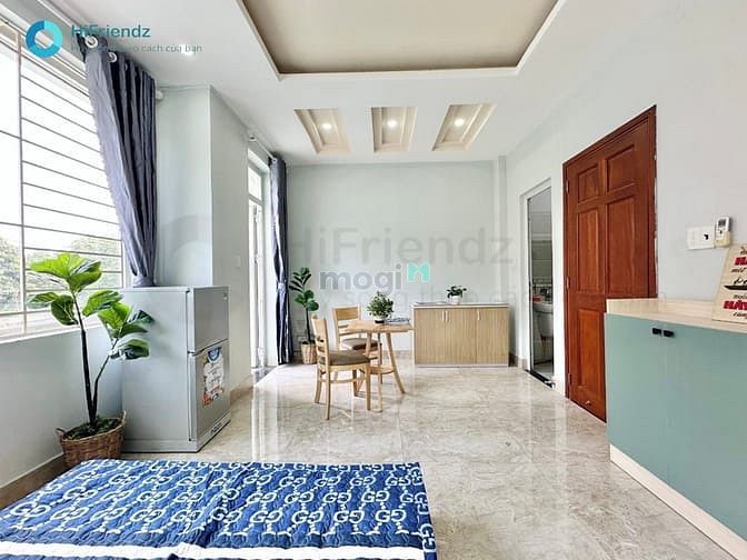 Hình ảnh ✅Cho thuê studio 30m2 full nội thất, bancol thoág gần cầu vượt Gò Dưa