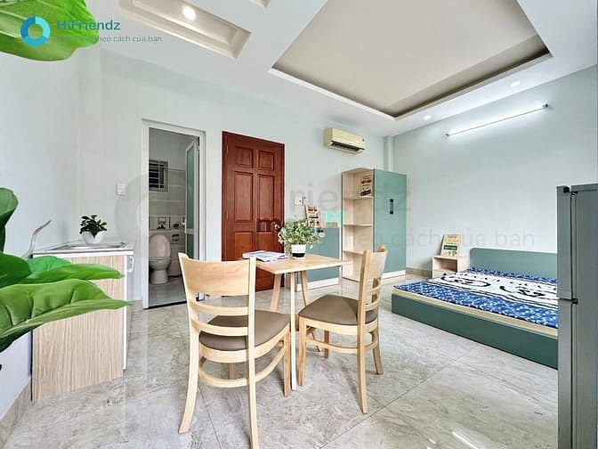 Hình ảnh ✅Cho thuê studio 30m2 full nội thất, bancol thoág gần cầu vượt Gò Dưa