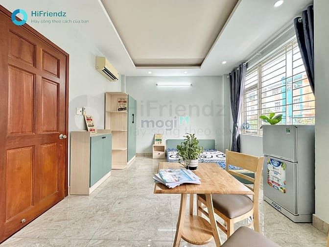 Hình ảnh ✅Cho thuê studio 30m2 full nội thất, bancol thoág gần cầu vượt Gò Dưa