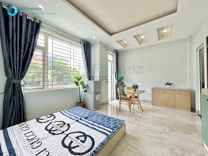 Hình ảnh ✅Cho thuê studio 30m2 full nội thất, bancol thoág gần cầu vượt Gò Dưa