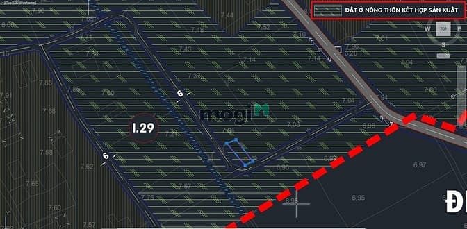 Hình ảnh Bán đất 1/ Đặng Thị Tô - 103m2 - 5.5x18 - 80m2 thổ cư - Củ Chi