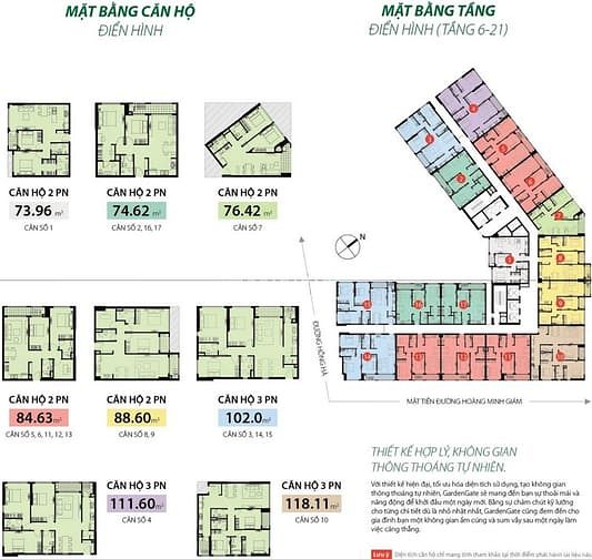Hình ảnh Cho thuê nhanh Garden Gate Phú Nhuận, 77m2,2PN,2WC,Nội thất cao cấp