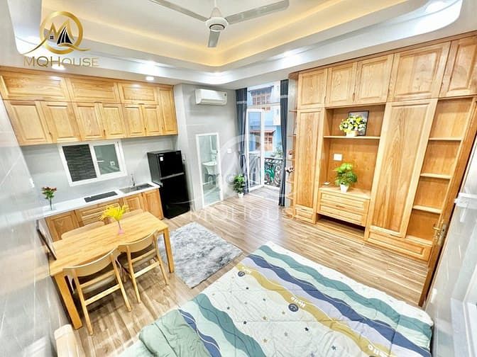 Hình ảnh 🌻Mb6623 nạp rút nhanh chóng mini Full nội thất- MÁY GIẶT RIÊNG, toà nhà thang máy, bảo vệ