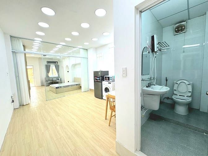 Hình ảnh Cho thuê Trang Chủ MB66.COM / Đăng Ký Tặng 66K 1PN. Ban công lớn Full nội thất cống Quỳnh quận 1