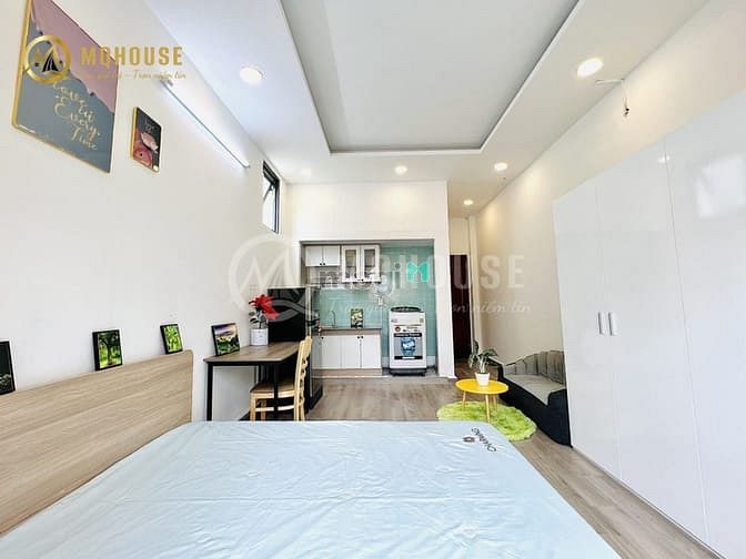 Hình ảnh 🌽Studio BAN CÔNG - MÁY GIẶT RIÊNG - Full nội thất👉ngã tư Nguyễn Kiệm