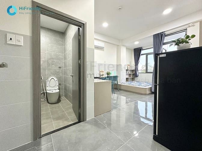 Hình ảnh ✅Studio full nội thất cao cấp có thang máy, bancol thoáng mát gần FPT