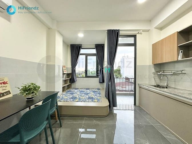 Hình ảnh ✅Studio full nội thất cao cấp có thang máy, bancol thoáng mát gần FPT