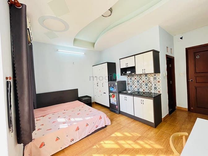 Hình ảnh Studio Full nội thất_cửa sổ lớn_thang máy, hầm xe gần 3 tháng 2 📍