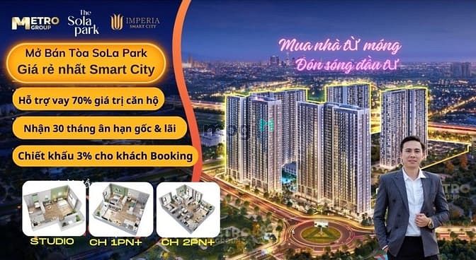 Hình ảnh Cần bán Trang Chủ MB66.COM / Đăng Ký Tặng 66K 2Pn Tòa Sola park Vinhomes Smartcity
