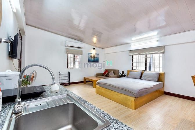 Hình ảnh 🌽Studio Cửa sổ - Free gửi 4 xe, Dọn phòng - Bảo vệ 24/7👉Ngô Tất Tố