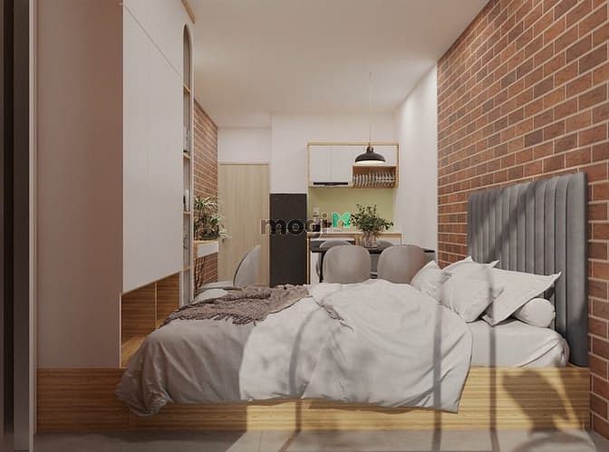 Hình ảnh Cho thuê Studio 1 phòng ngủ ban công full nội thất quận trung tâm
