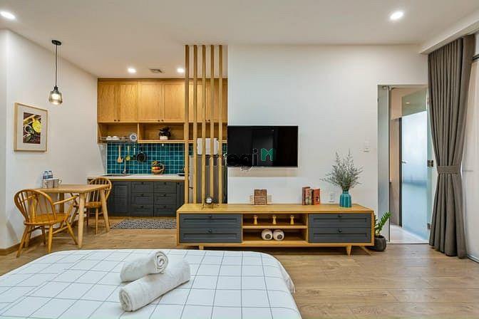 Hình ảnh Siêu phẩm Studio Vintage Style ban công vườn lớn_View Landmark_Gần Q1