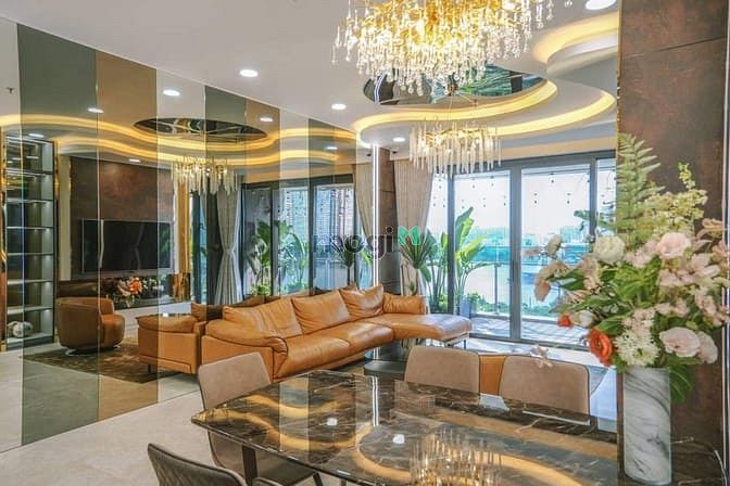 Hình ảnh Cho Thuê 4PN Tòa Thames The River 202m2 View Trực Diện Sông , Landmark