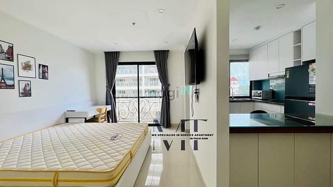 Hình ảnh ✅Căn Hộ Studio_Tách bếp_Ban công_Máy giặt riêng_Hồ Bơi_ngay Thảo Điền✅