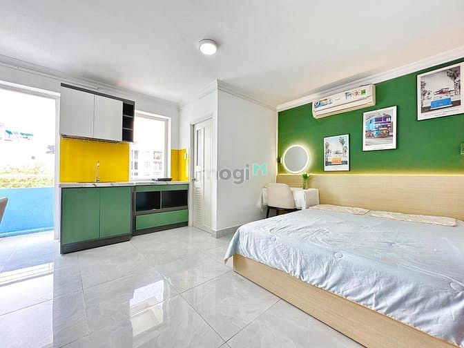 Hình ảnh Phòng Studio 40m2 Ban Công, Gần Hà Đô Centrosa - Kỳ Đồng, Q3