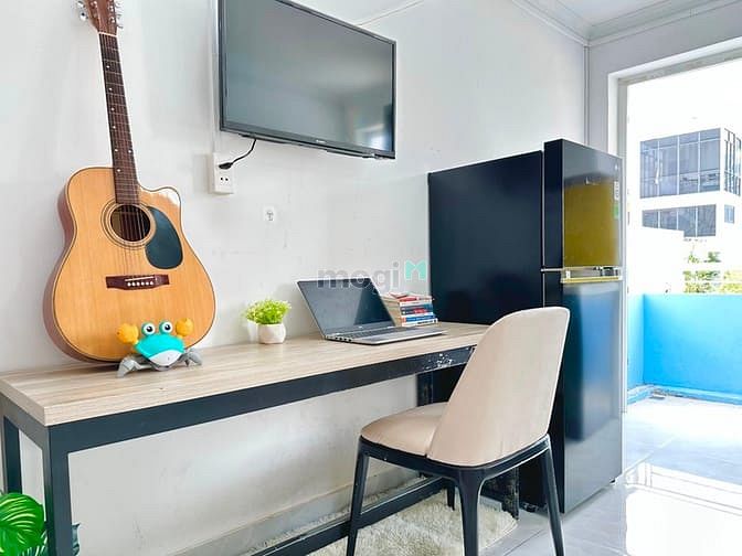 Hình ảnh Phòng Studio 40m2 Ban Công, Gần Hà Đô Centrosa - Kỳ Đồng, Q3