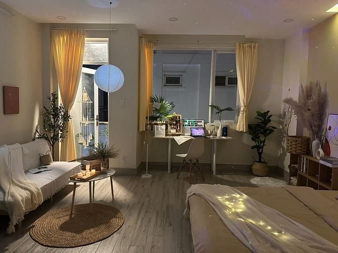 Hình ảnh Khai trương SIÊU PHẨM STUDIO/1PN tại Quận 7, phòng mới decor như ảnh