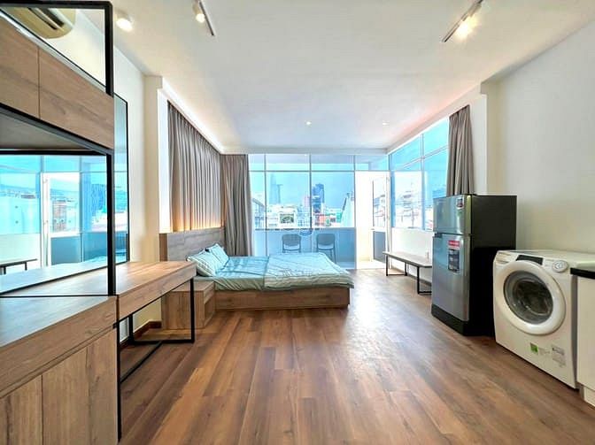 Hình ảnh Cho thuê Trang Chủ MB66.COM / Đăng Ký Tặng 66K Q1 ban công lớn view nhìn ra bitexco, máy giặt riêng