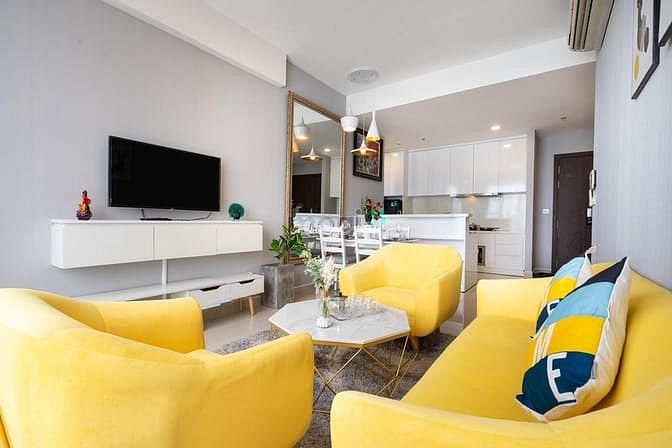Hình ảnh Cho thuê chung cư 2 phòng ngủ Tầng 28 - Rivergate, Q4