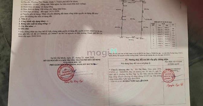 Hình ảnh Đất Trồng Cây Vuông Vức Q.7 Hiếm Hoi