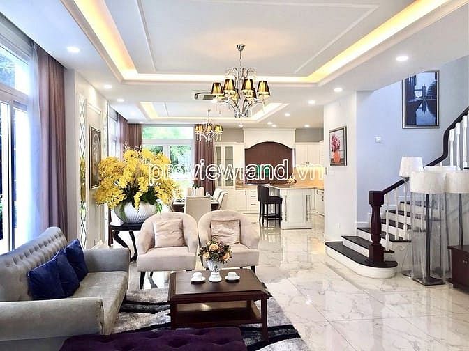 Hình ảnh Biệt thự Venica Khang Điền Q9, 360m2 đất, 1 trệt + 2 lầu, 4PN, full nt
