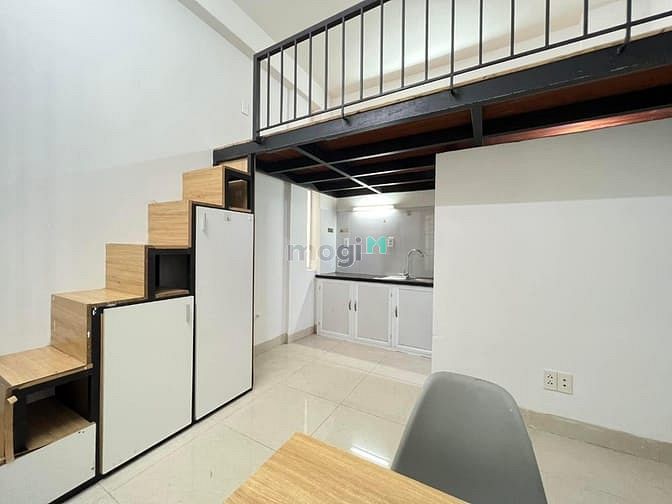 Hình ảnh Cho thuê Căn Hộ DUPLEX Chu Văn An_Full NT_Cửa sổ trời gần Hutech
